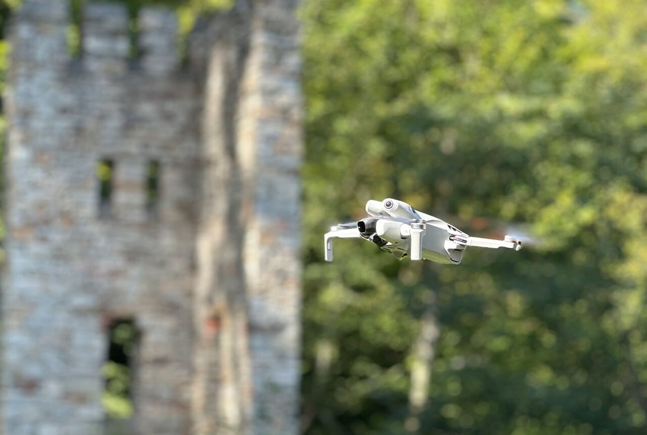 Aufnahmen aus der Vogelperspektive mit der Drohne